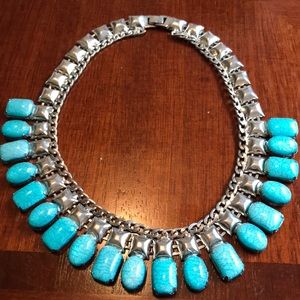 Turquoise statement necklace